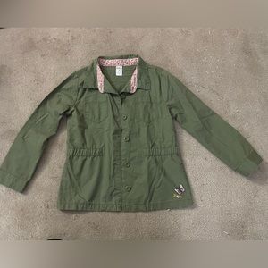 Carters Green Button Up Spring Jacket